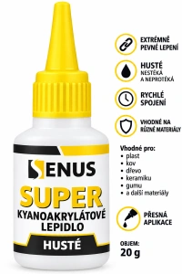 Vteřinové lepidlo husté 20 g