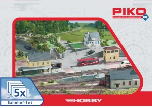 Piko 61923 sada staveb Nádraží Neustadt 5 dílů