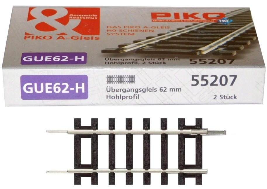 PIKO 55207 Kolejová redukce na starší typ kolejiva