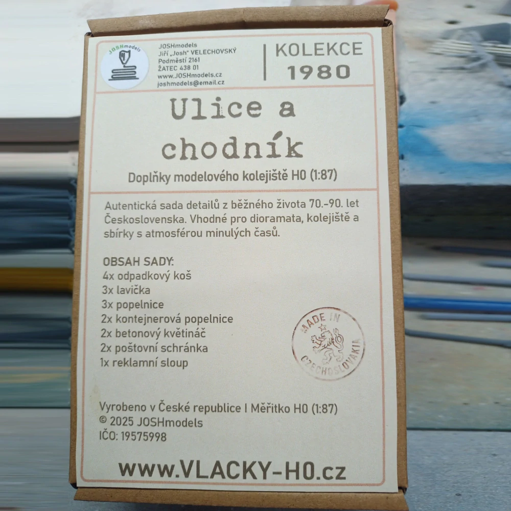 Sada ulice a chodník