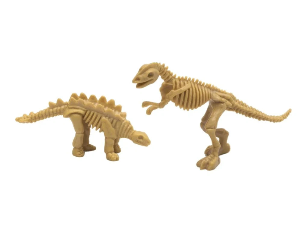 IGRÁČEK - Paleontolog s vykopávkami dinosaurů Tyranosaura a Stegosaura